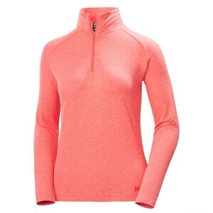 Helly Hansen Womens Verglas 1/2 Zip Midlayer - Coral